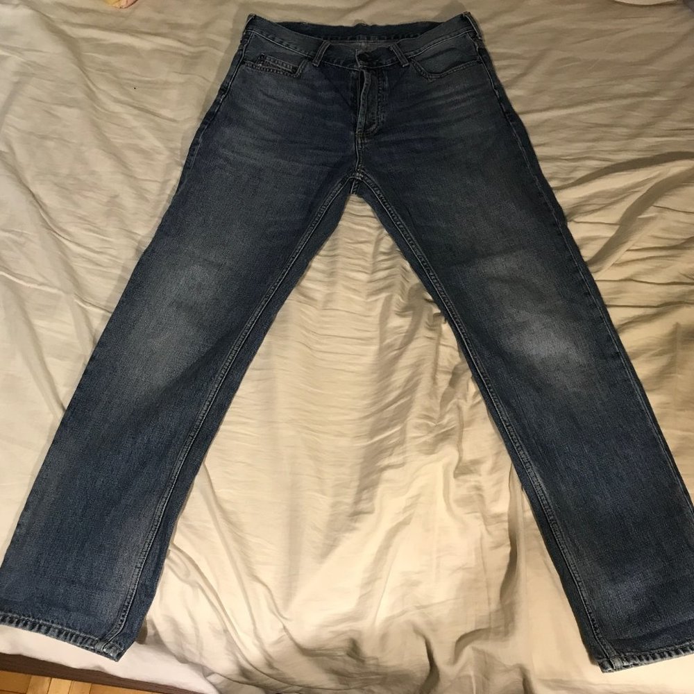 Carhartt WIP Marlow Pants - Blue Worn Bleached - 31/32
